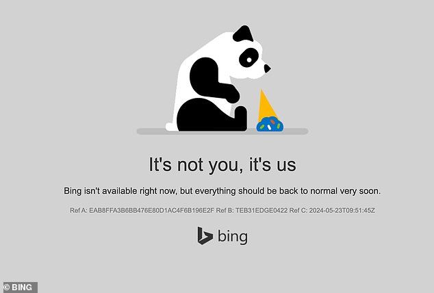 The news that greeted Bing users in the early hours of Thursday