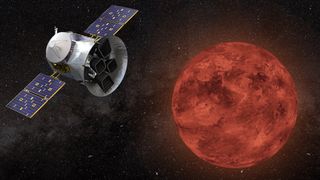 The image shows NASA's exoplanet hunter TESS and a rogue planet