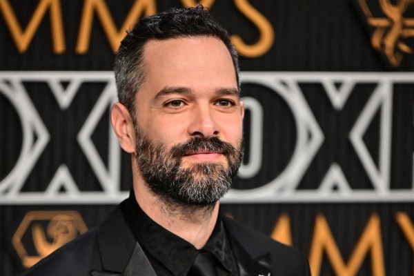 Writer Neil Druckmann arrives at the 75th Annual Emmy Awards at the Peacock Theater at LA Live in Los Angeles on January 15, 2024. (Photo by Frederic J. Brown / AFP) (Photo by FREDERIC J. BROWN/AFP via Getty Images)