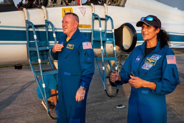 Starliner Commander Butch Wilmore and Pilot Suni Williams returned to NASA's Kennedy Space Center earlier this week to prepare for launch.