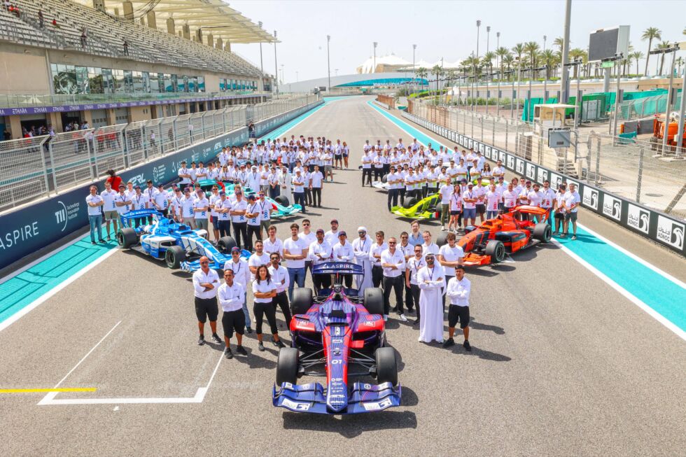 Each of these Dallara Super Formula cars has been modified by its team to operate without a human driver on board or at the controls. 