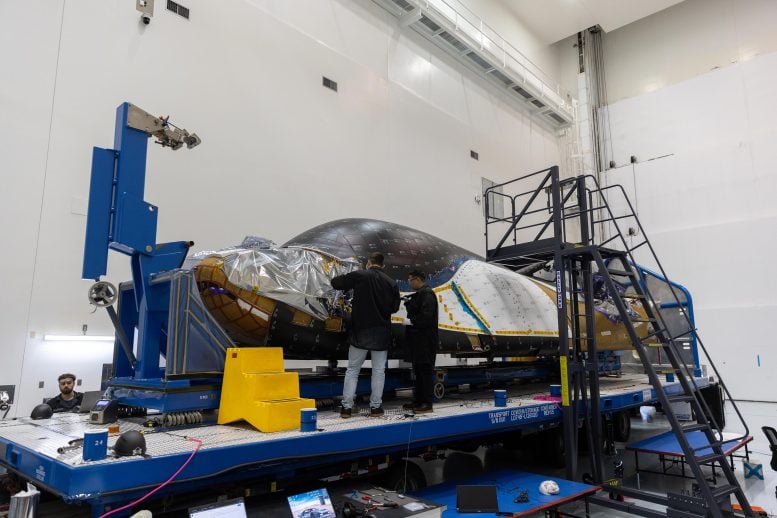 The tenacity of a dream chaser inside NASA's Space Systems Processing Facility