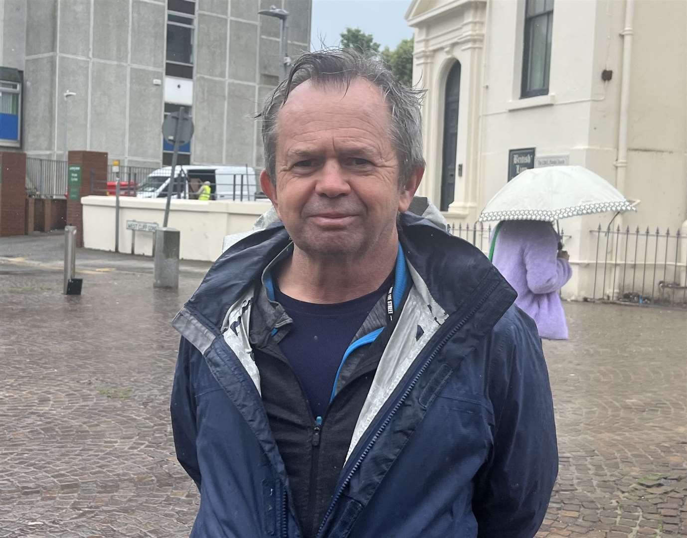 Peter Jackson, 67, thinks more effort should be made to protect Folkestone's older buildings instead of adding new buildings