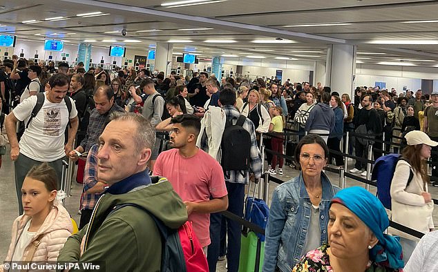 The disruption began on Thursday when long queues formed amid confusion over new 100ml liquid rules and 3D baggage scanners.