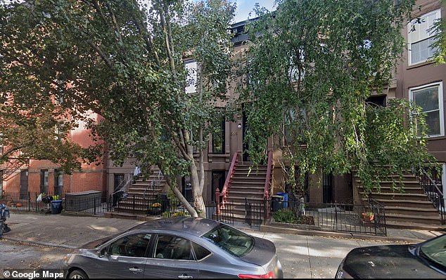 The banker lives in a four-bedroom, $4 million townhouse in expensive Park Slope.