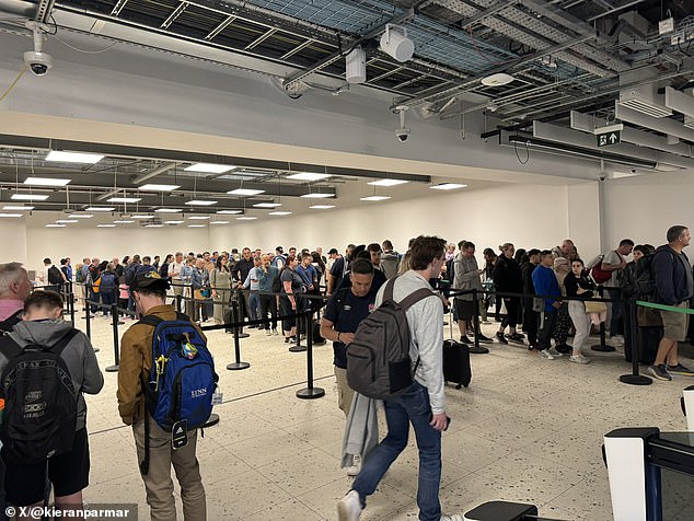 The airport's £700,000-a-year boss, Nick Barton, came under fire this week for blaming passengers for the chaos because they did not comply with baggage rules.