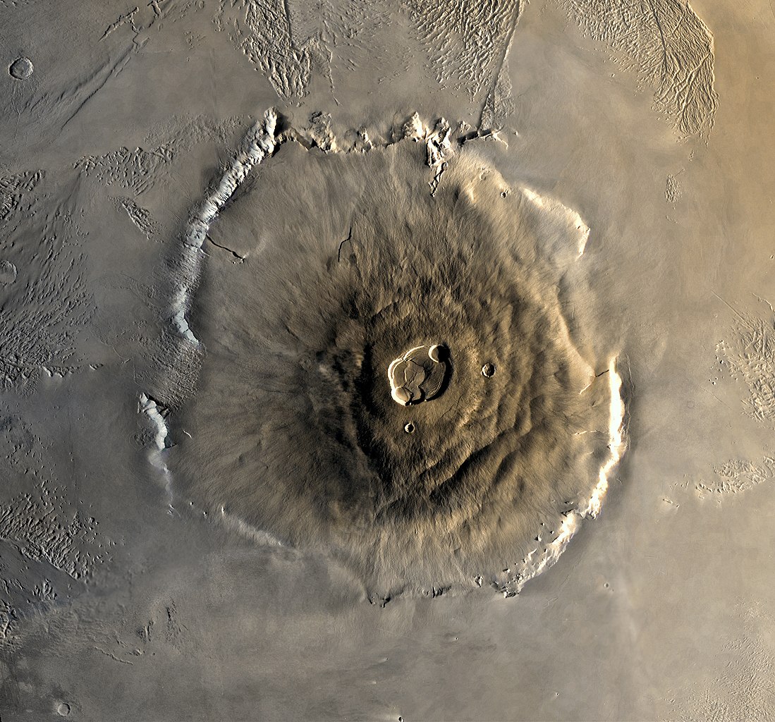 Water frost was first observed near the equator of Mars