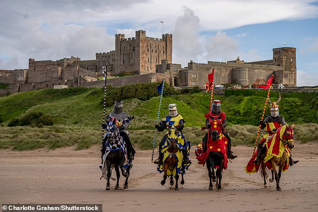 Bamburgh, home to Northumberland's famous Bamburgh Castle (pictured), is another popular Northumberland resort