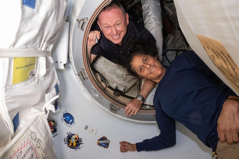 Astronauts Butch Wilmore and Suni Williams conduct a flight test of NASA's Boeing crew