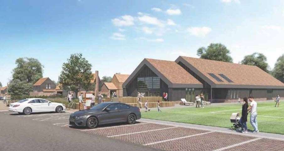 An image of the sports pavilion to be part of the website was also proposed