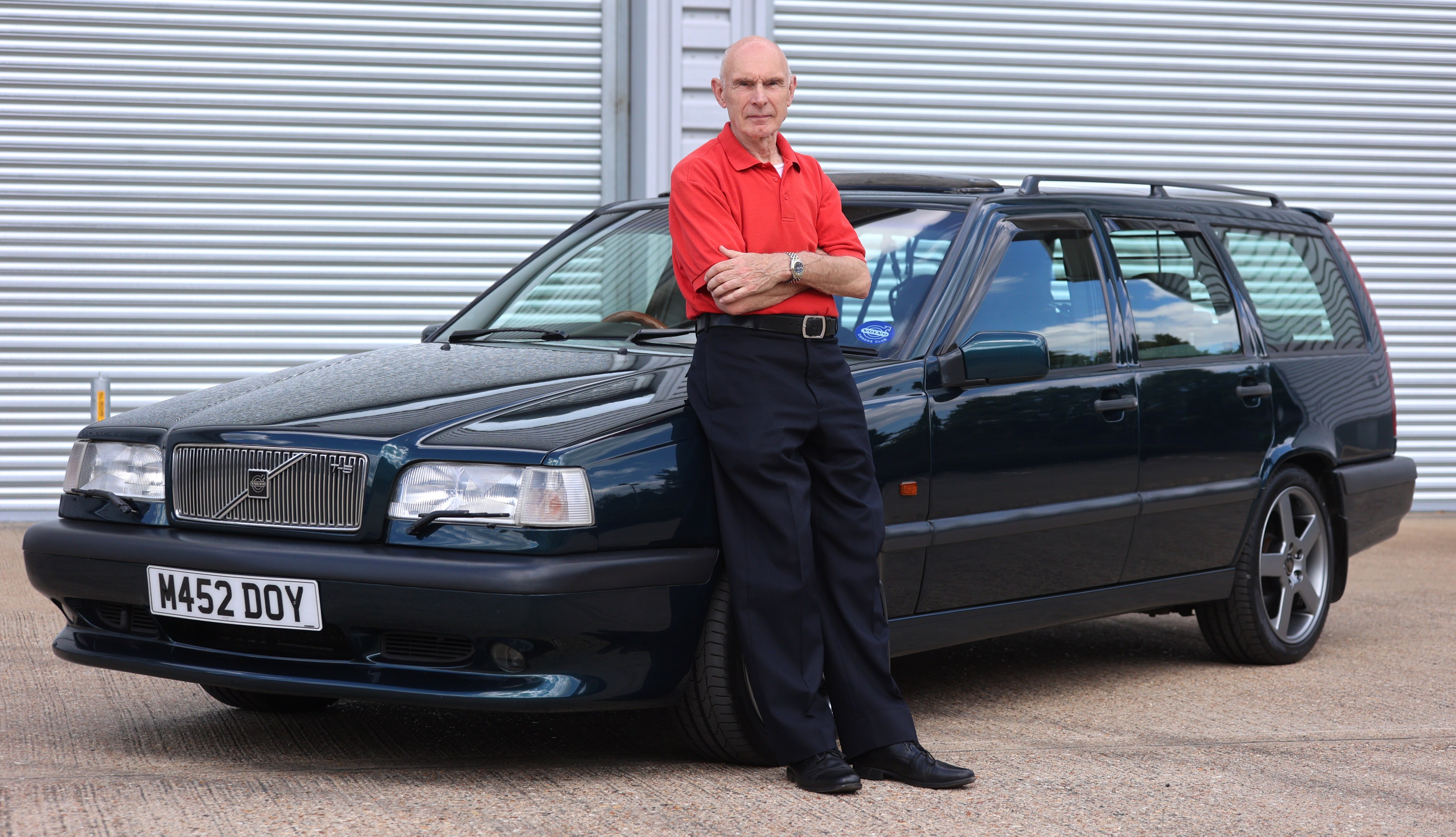 Bob Isaacs, 76, has a 1995 Volvo 850 station wagon that has 289,000 miles on it.