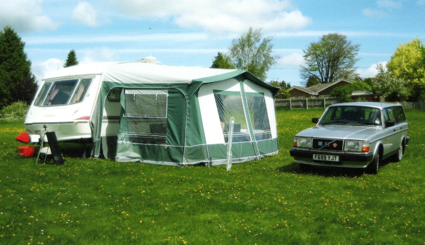 Volvo and caravans are a natural pair.  Isaacs says only a Volvo could handle the demands of his family vacation