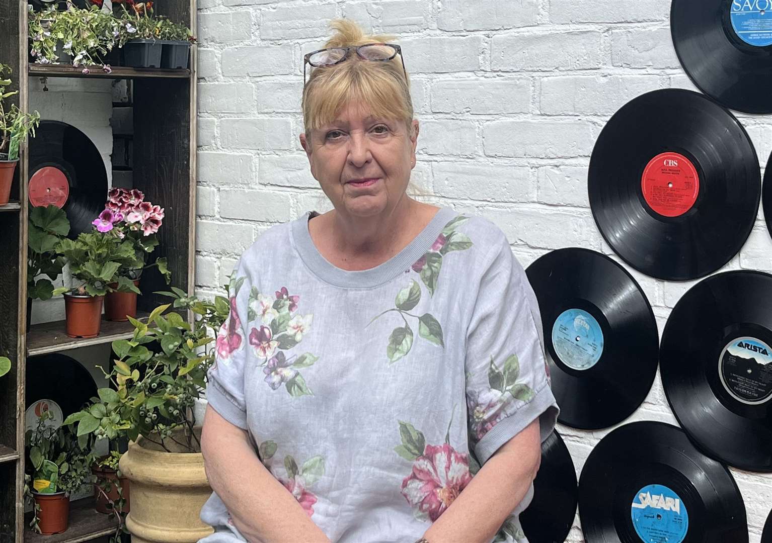 Kay Ashe, 68, is one of the Whitstable community members who take part in the groups offered at Revival Food and Mood and are concerned about the impact the development will have on their space.