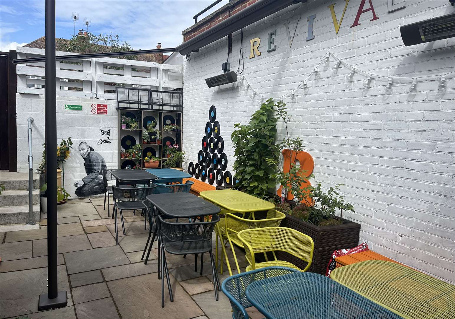 It is feared that the garden behind the Revival Food and Mood Cafe in Whitstable will be overlooked by proposals for three flats next door.