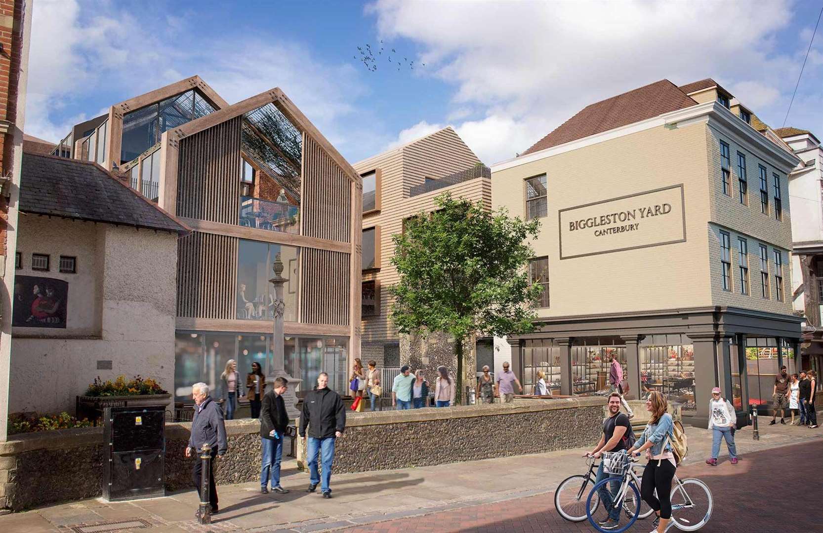 A vision of the former Nasons department store in Canterbury.  Image: Clague Architects