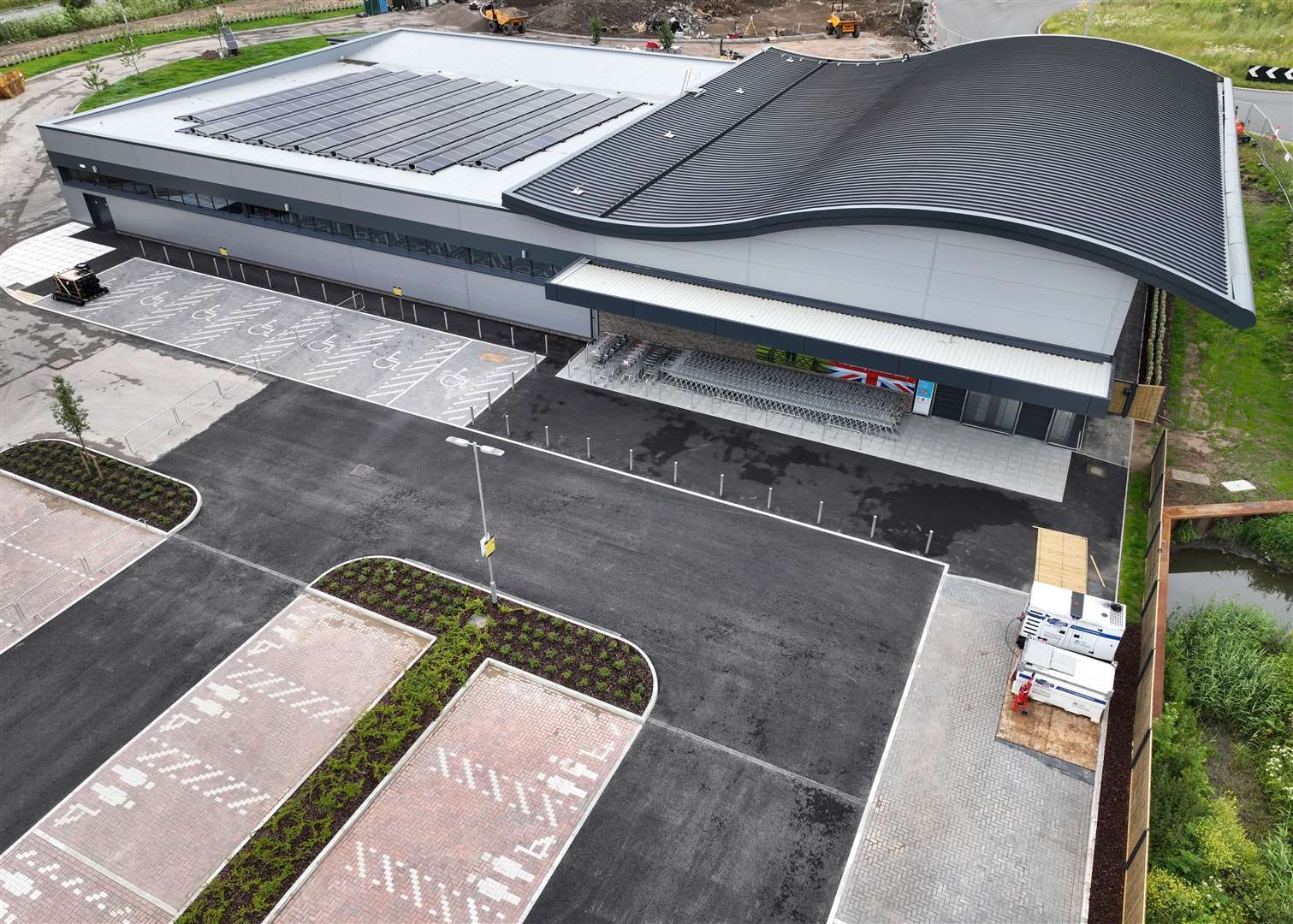 Aldi's new £9m store in Neats Court, Queenborough.  Image: Phil Drew