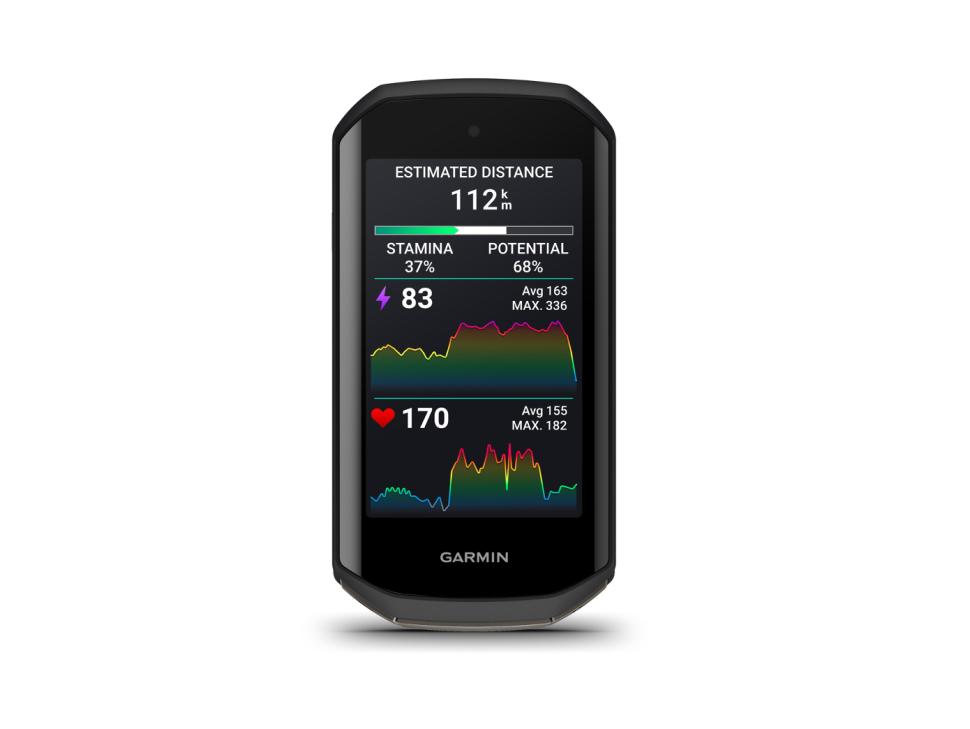 Garmin Edge 1050 display from 2024