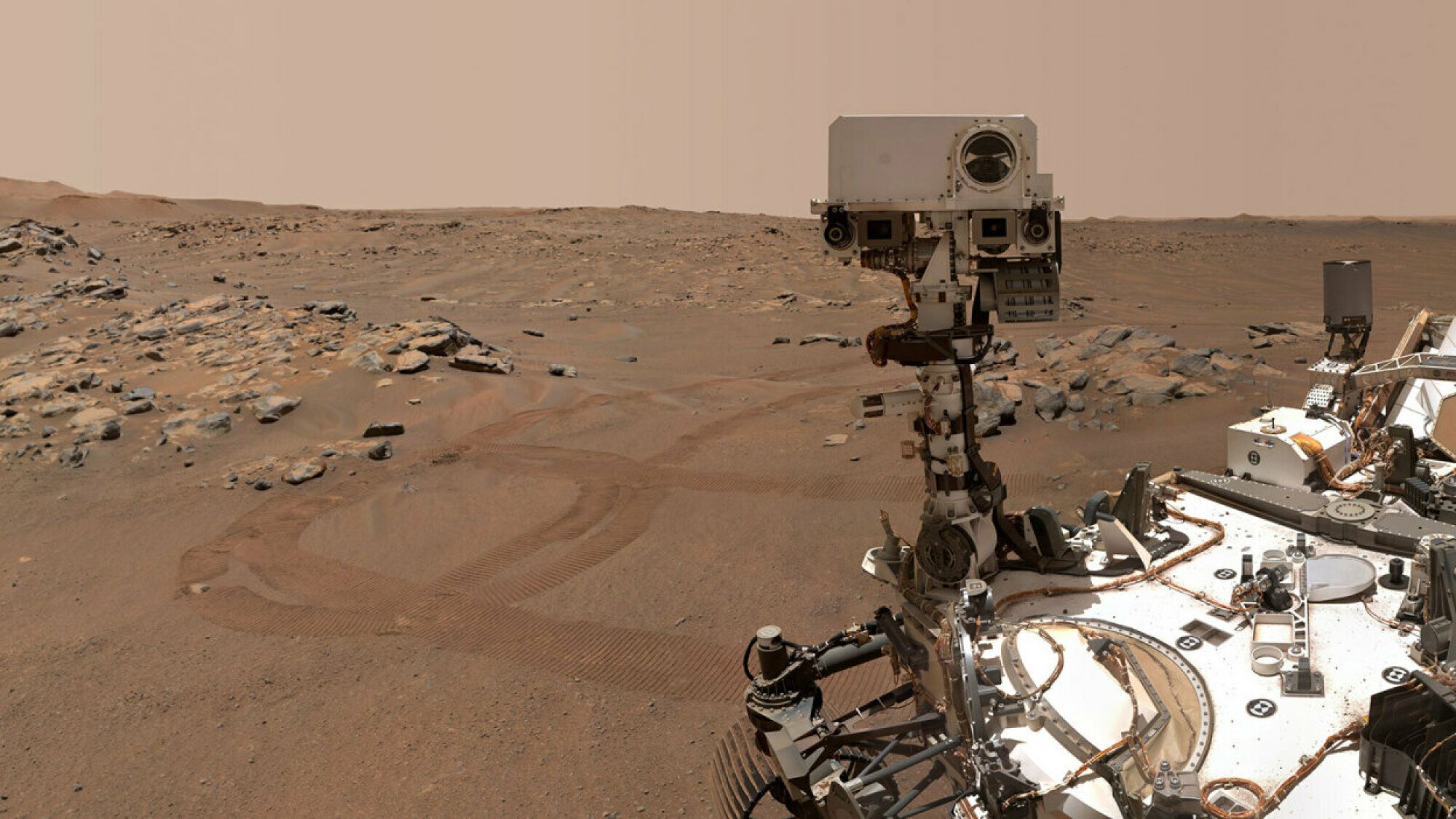 The Perseverance rover explores Mars