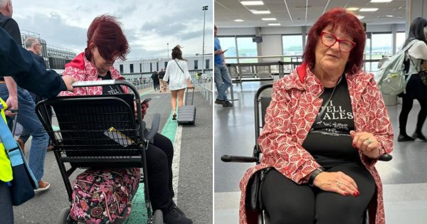 Liz Weir was left behind on an easyJet flight from Belfast to Edinburgh (Image: Facebook / Liz Weir)