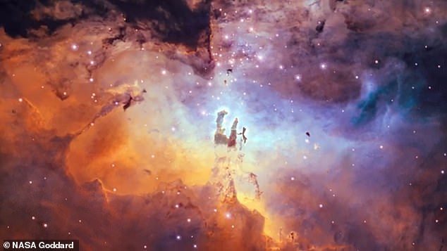 The Pillars of Creation 6,500 light years away are in a regional space known as the Eagle Nebula