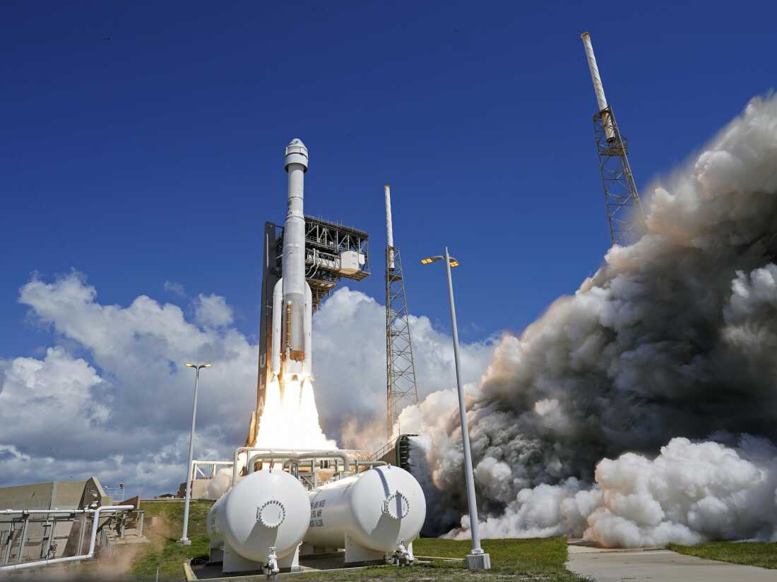 The Boeing Starliner capsule atop an Atlas V rocket finally lifted off June 5 from Space Launch Complex 41 at the Cape Canaveral Space Force Station.  The launch came after years of delays and setbacks.