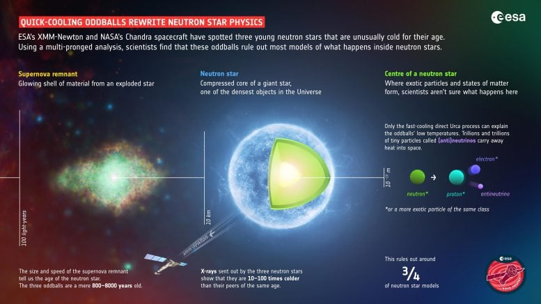 Rapidly cooling oddballs are rewriting the physics of neutron stars