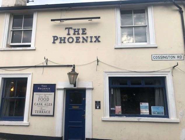 It looks like the front, but it's actually the side of the pub, taken from the other side of Cossington Road