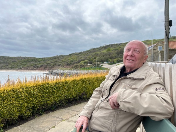 Colin Elliott, 85, admitted he would like to live in Runswick Bay but cannot afford it 