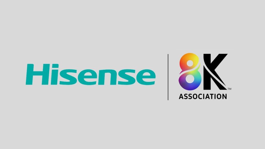 Hisense & 8K Association joint logo