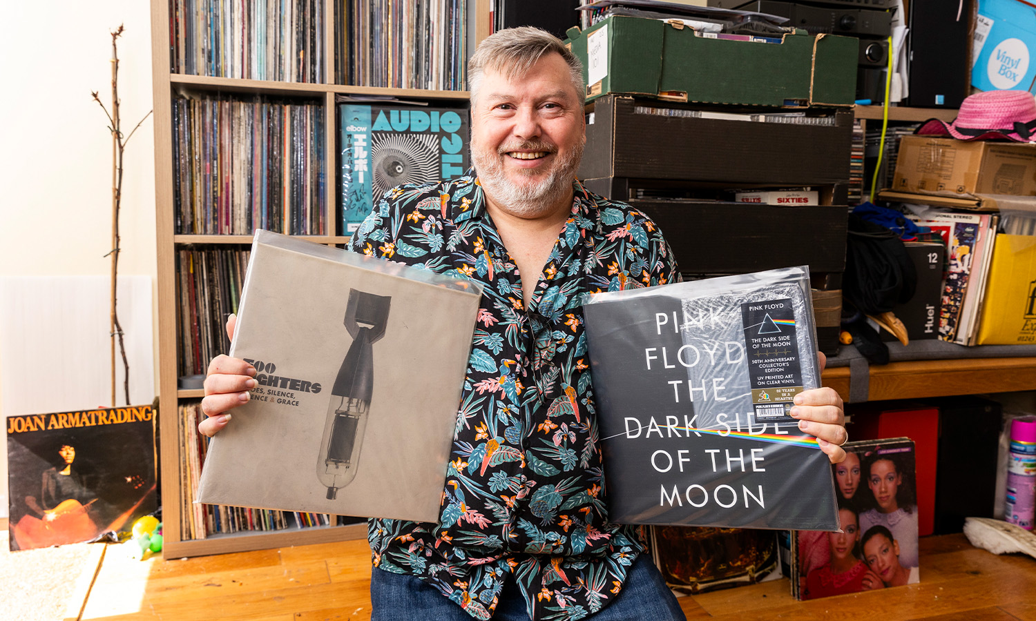 IN A SPIN: Musical Mark transforms his house to make room for more records