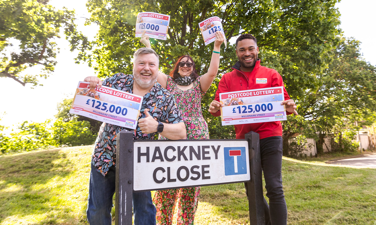 MILLIONAIRE STREET: Mark was one of five on Hackney Close with a share of £1m