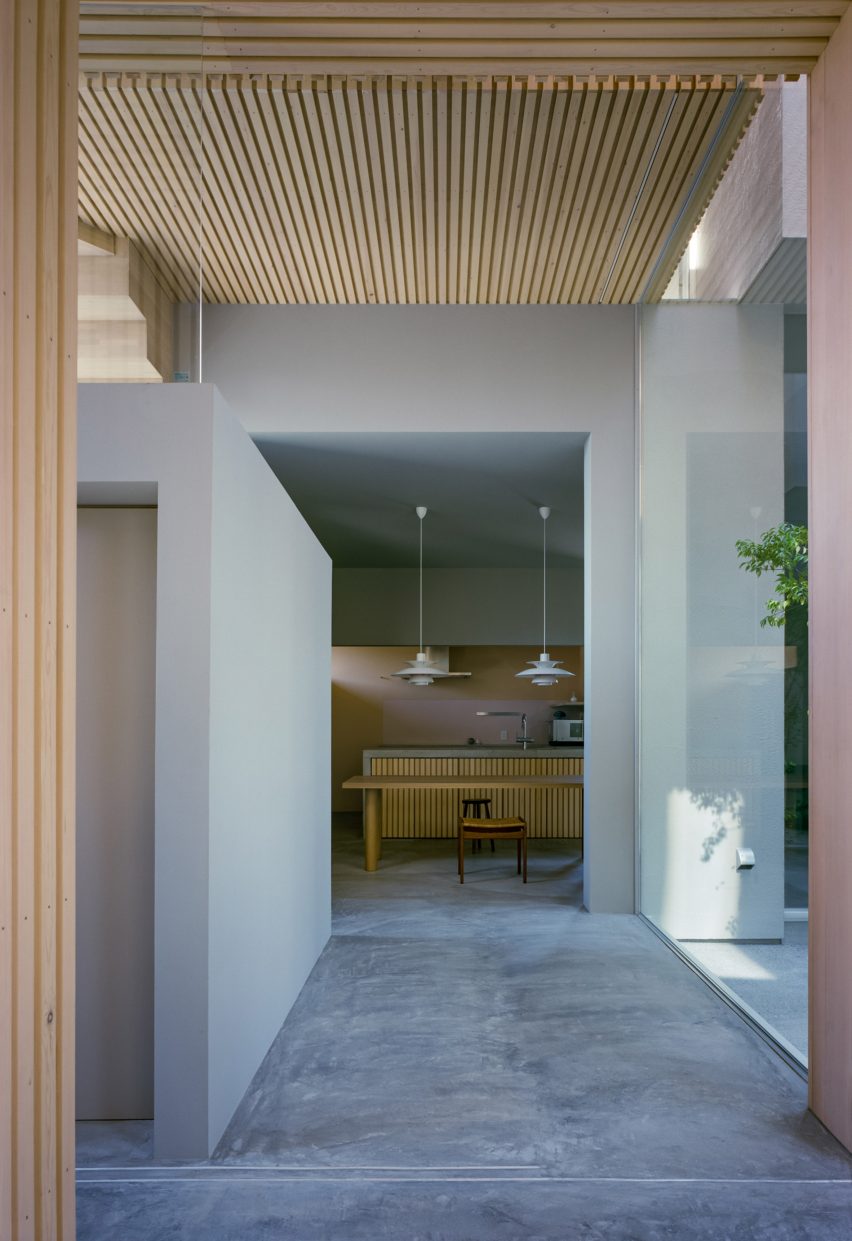 Hallway inside the Osaka house