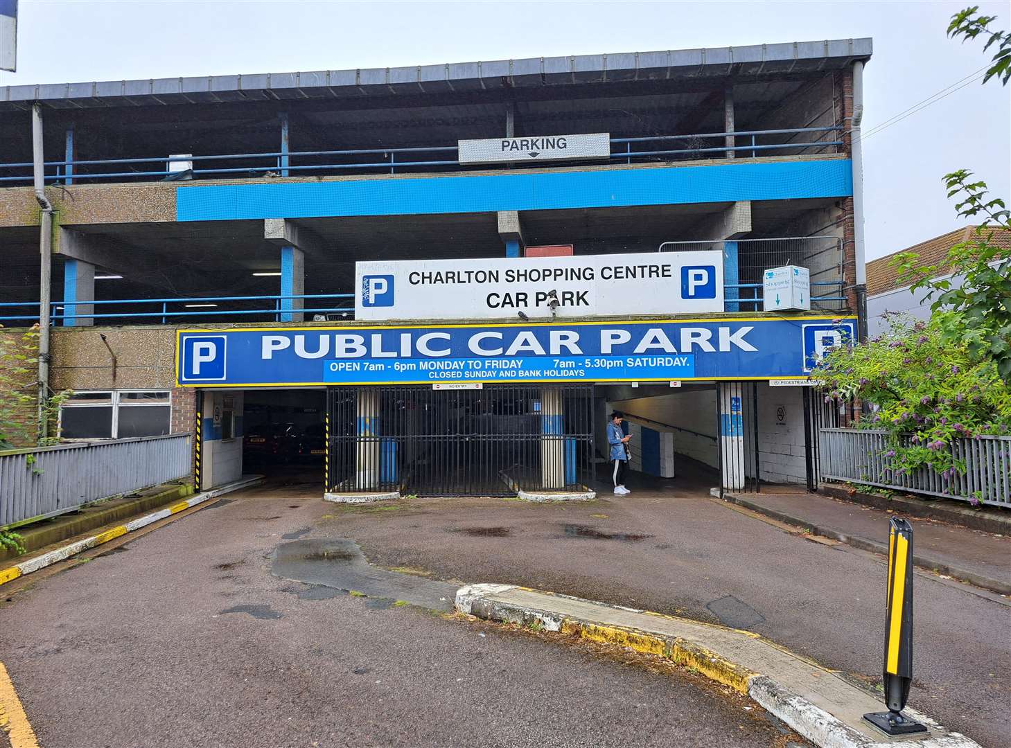 Multi-storey car park at Charlton Shopping Centre