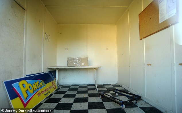 The derelict former Pontins Holiday Park in Hemsby, Norfolk was eerily displayed in 2014, six years after declining numbers caused it to close.