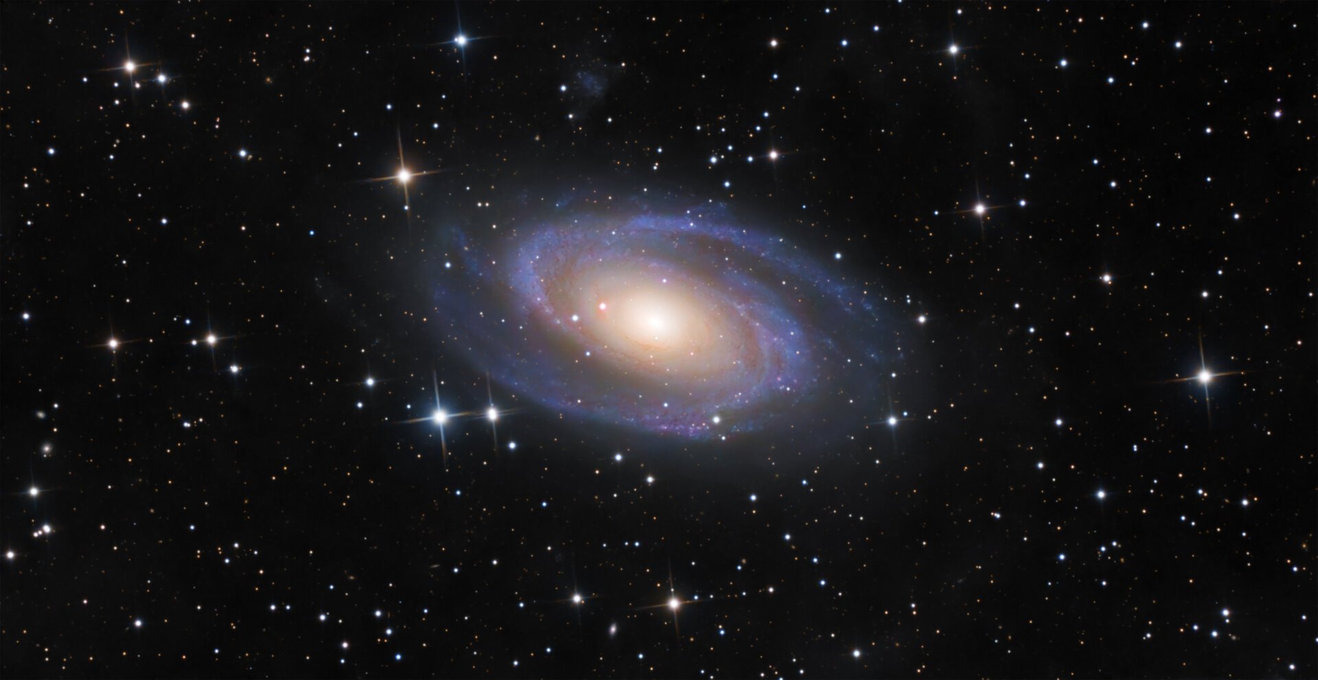 M81, a spiral galaxy of grand design