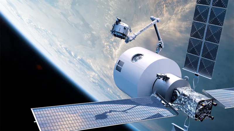 Artist's impression of the Starlab space station.  Credit: Starlab