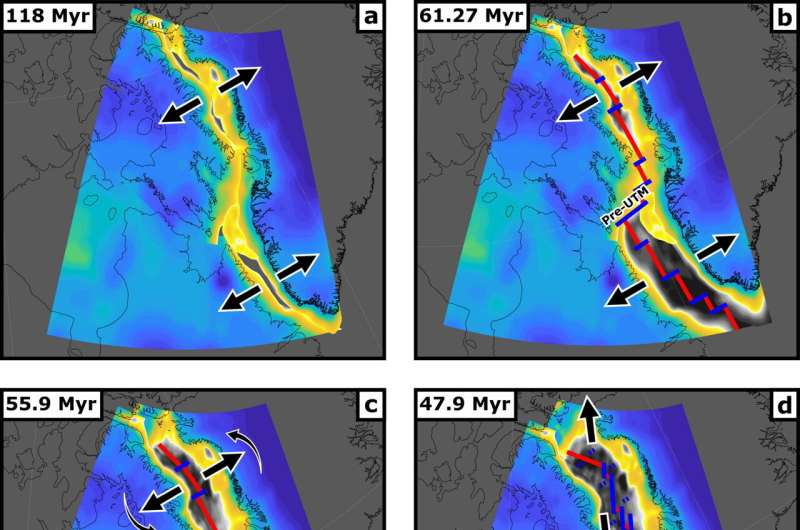 A new incompletely broken microcontinent has been identified between Greenland and Canada