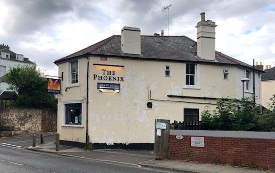 The wedge-shaped pub The Phoenix on the corner of Cossington Road and Old Dover Road was renamed after being rebuilt following a fire in 1968.