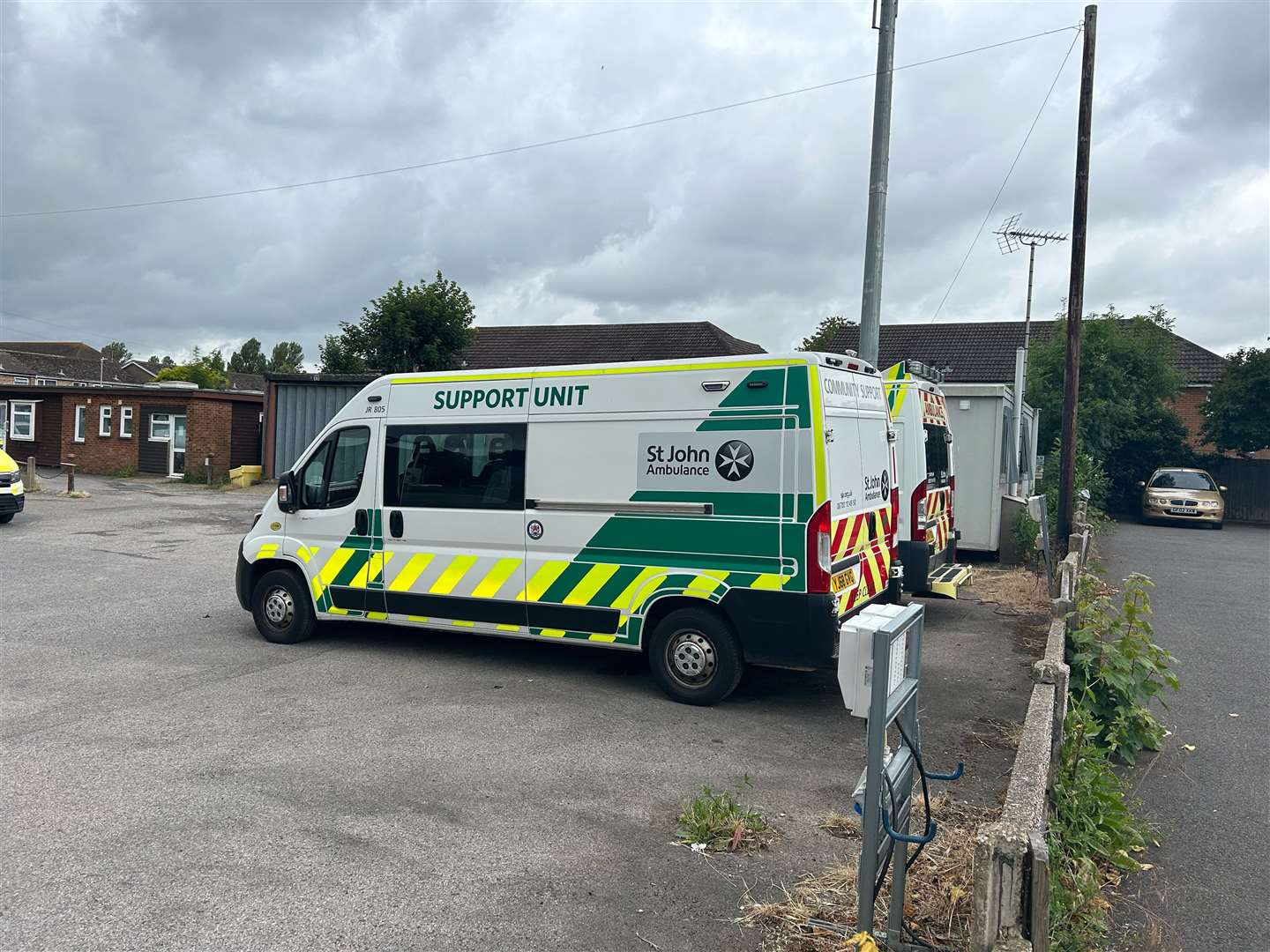 A staff member at St John's Ambulance in Ashford says the charity's cuts will take 25 ambulances off the roads across the country.