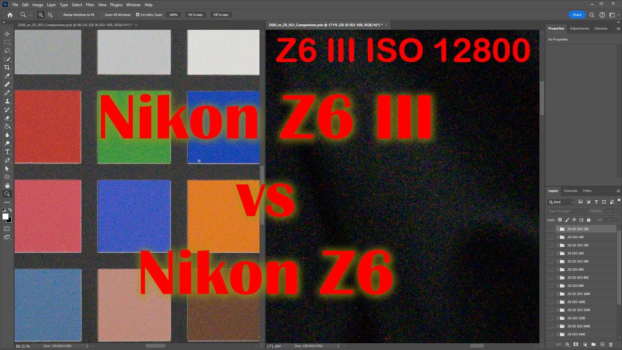 Nikon Z6 III vs Z6 High ISO Comparison - YouTube