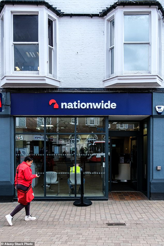 Nationwide has closed fewer branches than any other mainstream rival over the past five years